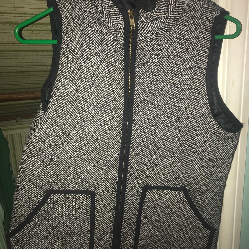herringbone vest